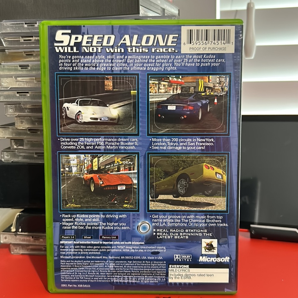 Project Gotham Racing (Microsoft‎ Xbox, 2001) - Picture 2 of 4